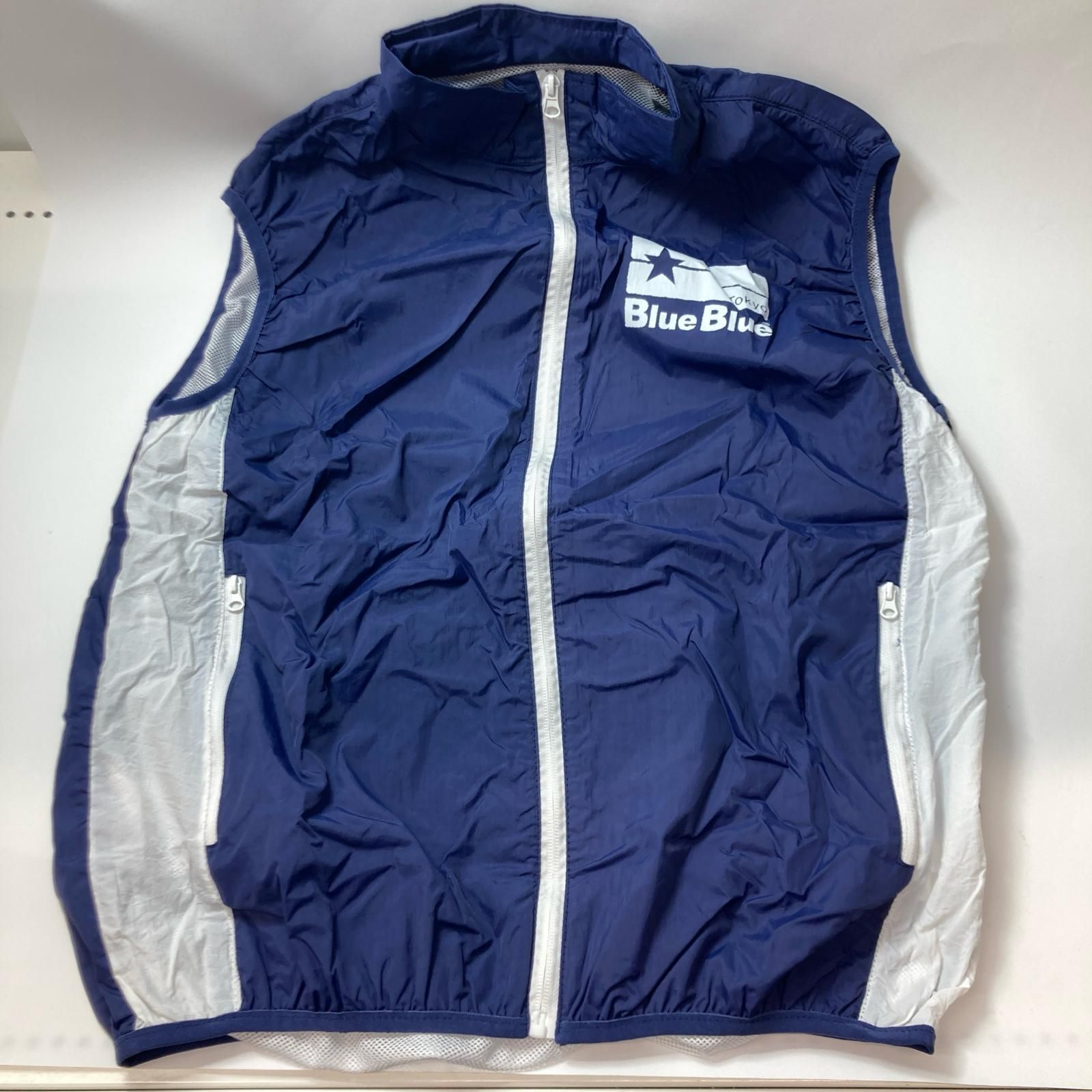 BLUE BLUE ブルーブルー ファンベスト ネイビー XL ファン付 - メルカリ