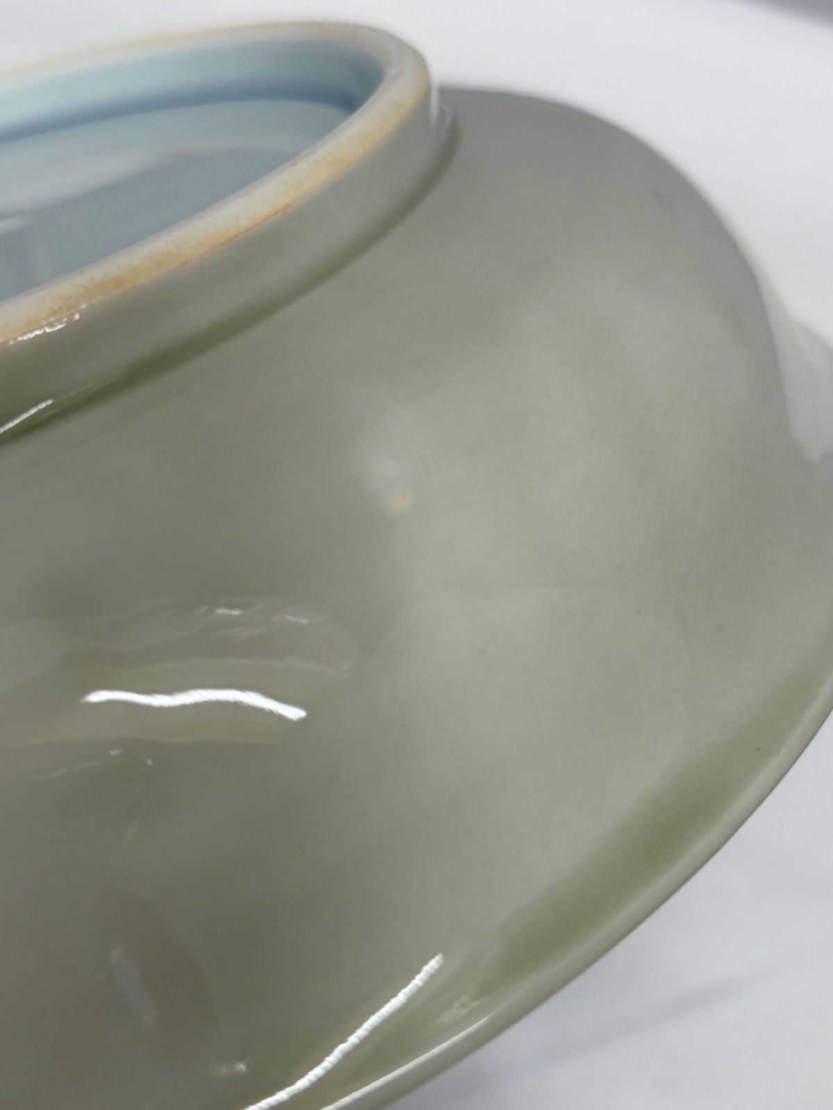 ☆希少☆ ティファニー源 源右衛門窯 深皿 カレー皿 2枚 青磁木の葉文