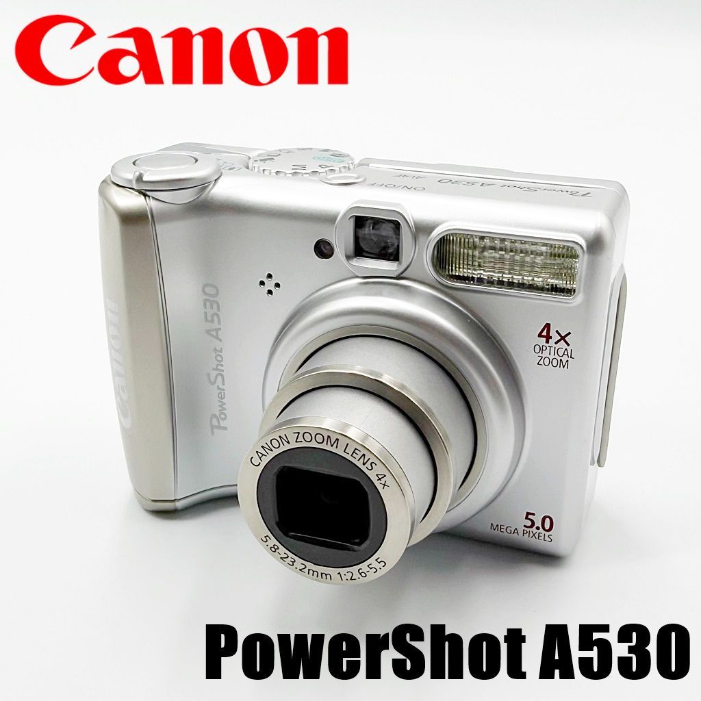 美品】キヤノン CANON PowerShot A530 コンデジ カメラ 中古 - メルカリ
