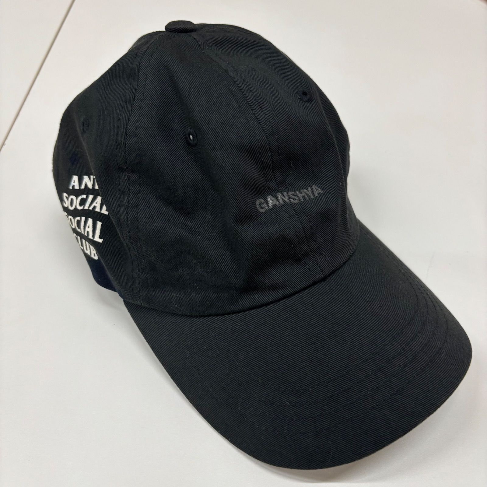 ◎ ASSC アンチソーシャルソーシャルクラブ GANZNA コラボ キャップ 黒