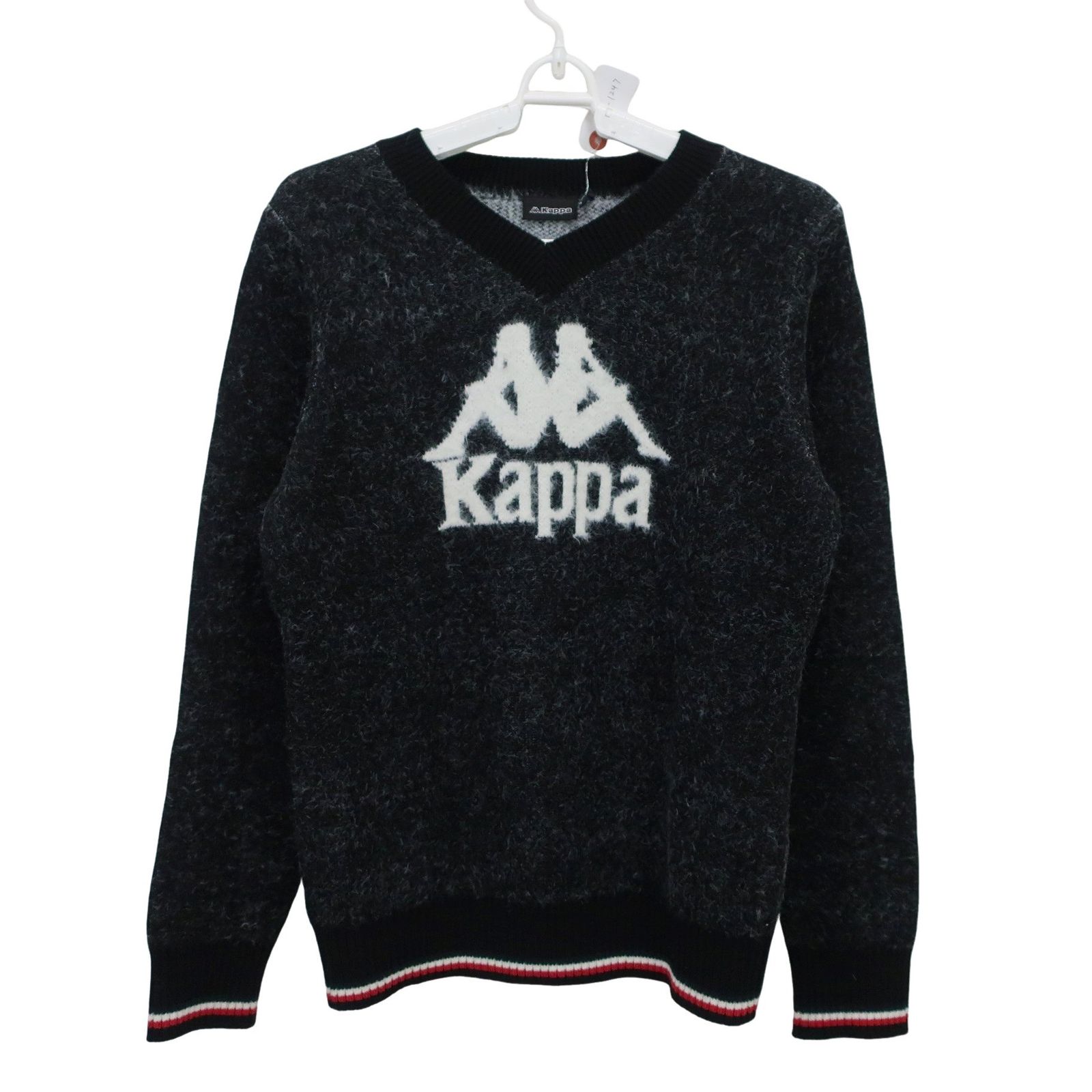 美品】Kappa(カッパ) セーター 黒 メンズ L ゴルフウェア 2512-1247