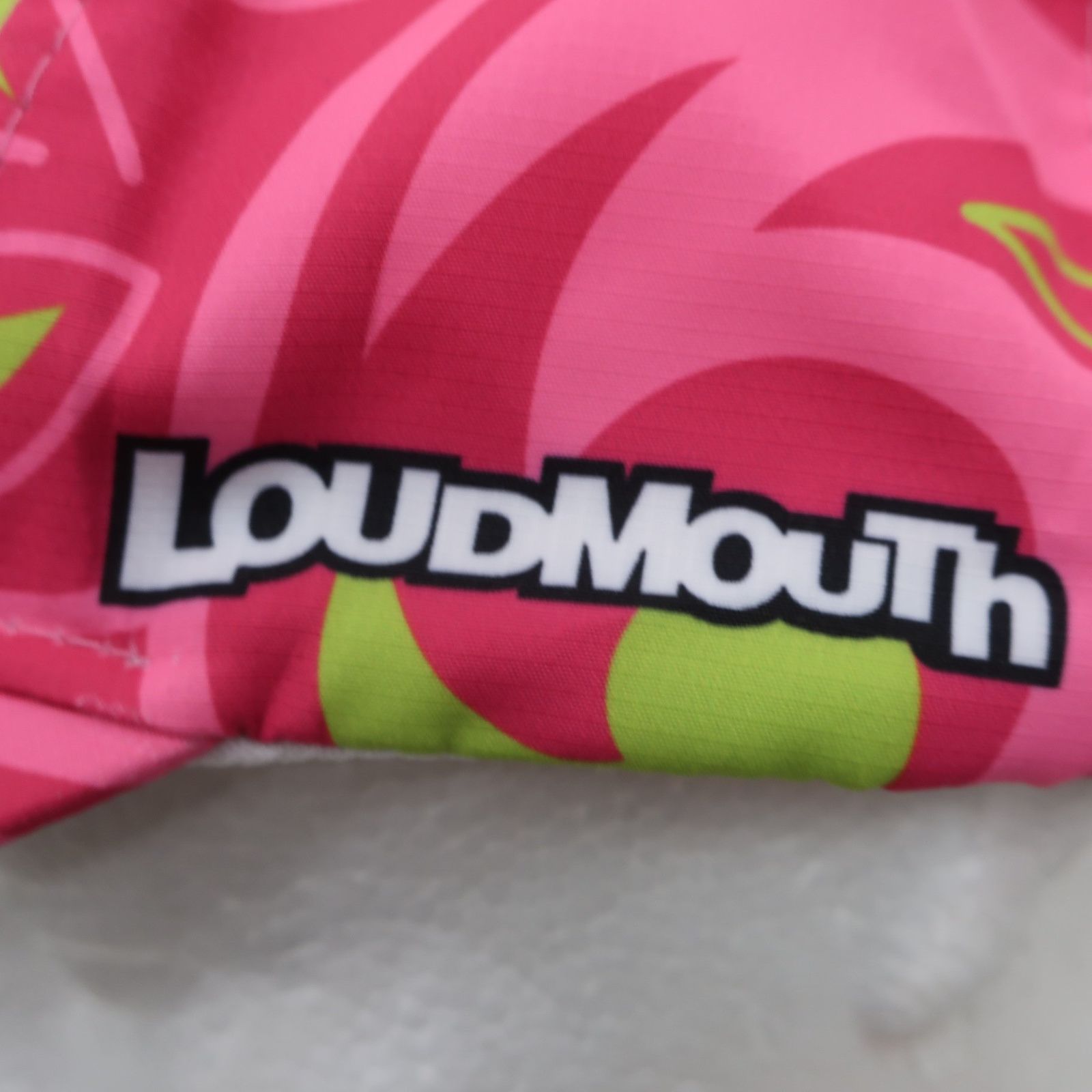 美品】LOUDMOUTH(ラウドマウス) キャップ ピンク総柄 レディース
