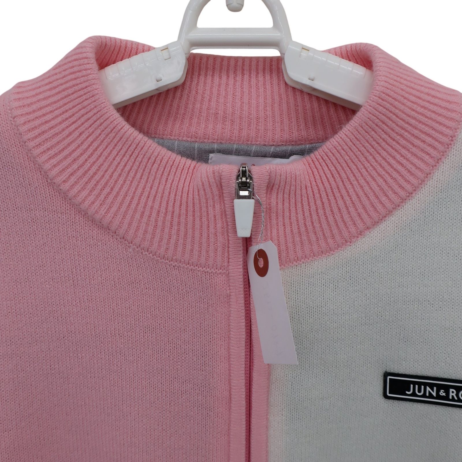 美品】Jun and Rope(ジュン アンド ロペ) フルジップニットブルゾン