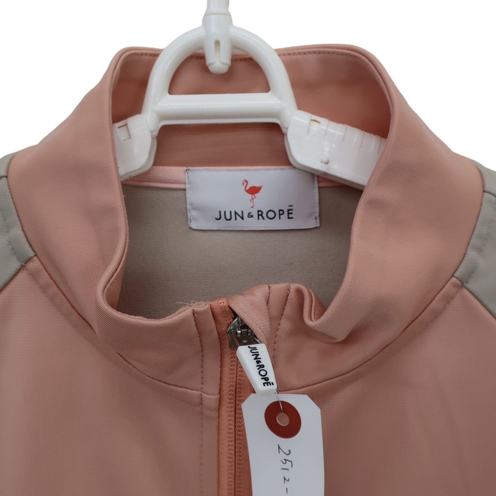 美品】Jun and Rope(ジュン アンド ロペ) フルジップブルゾン ピンク系