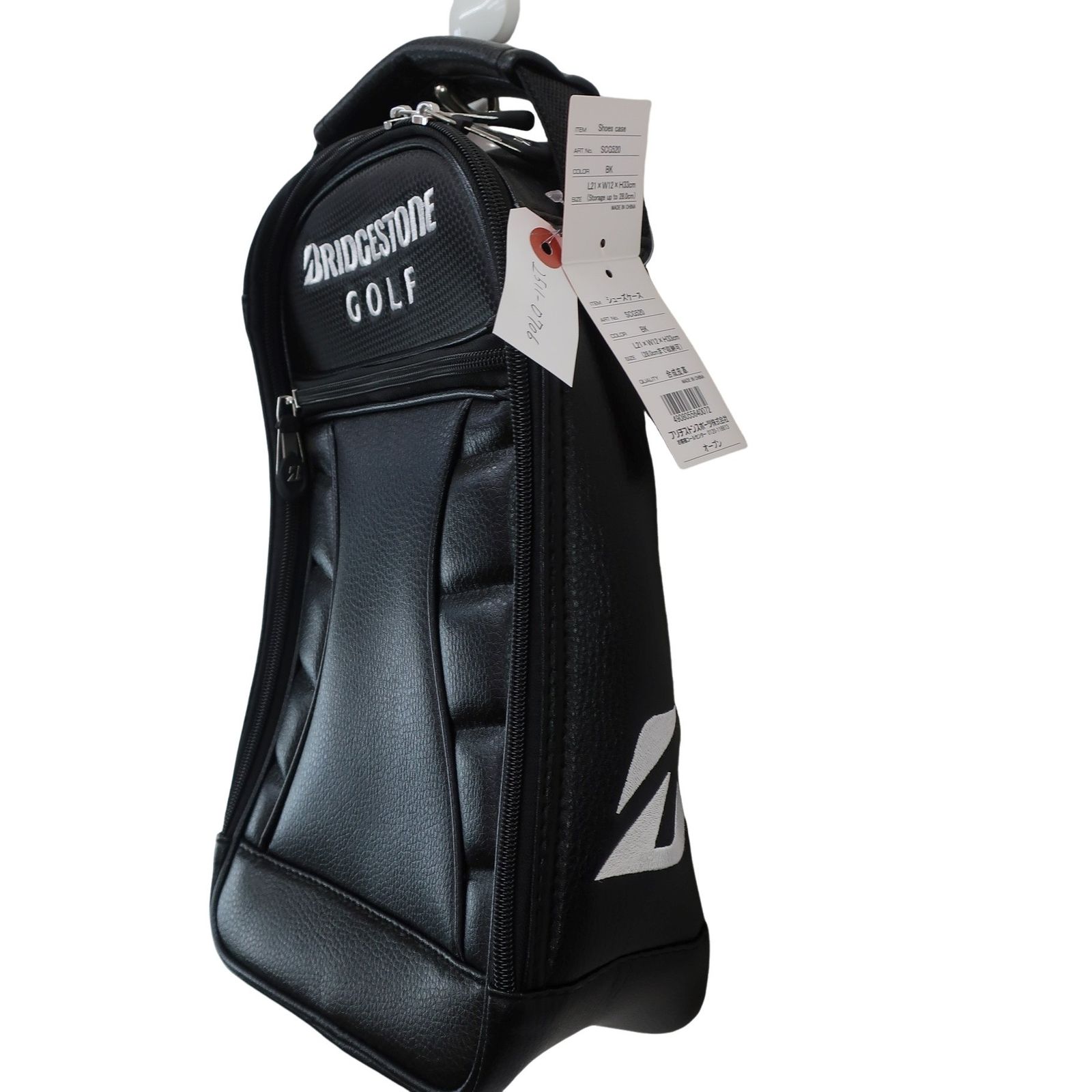 NO GOLF ゴルフシューズケース ブラック シューズケース(BK(黒)): ギア