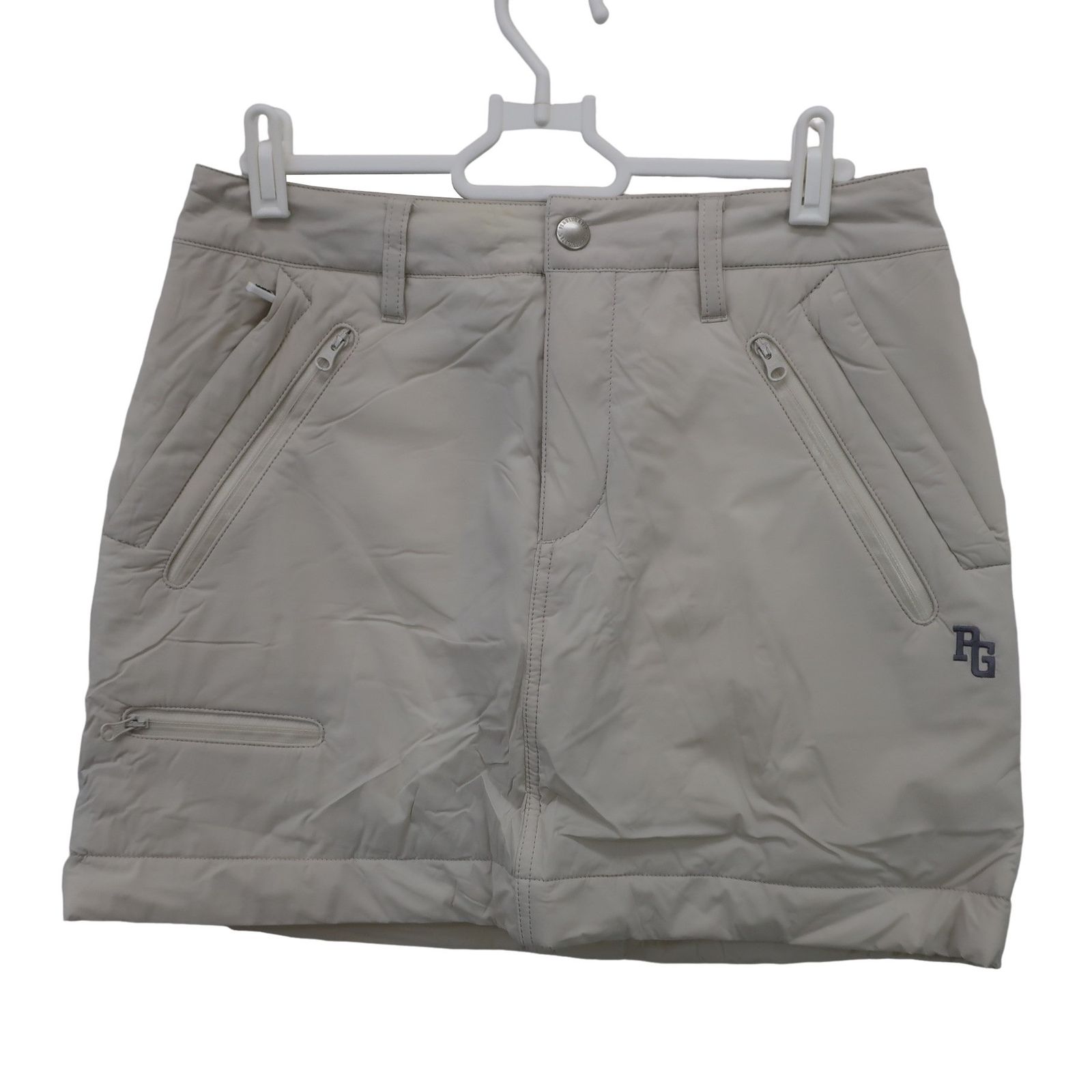 美品】PEARLY GATES(パーリーゲイツ) ナイロンスカート 白 レディース