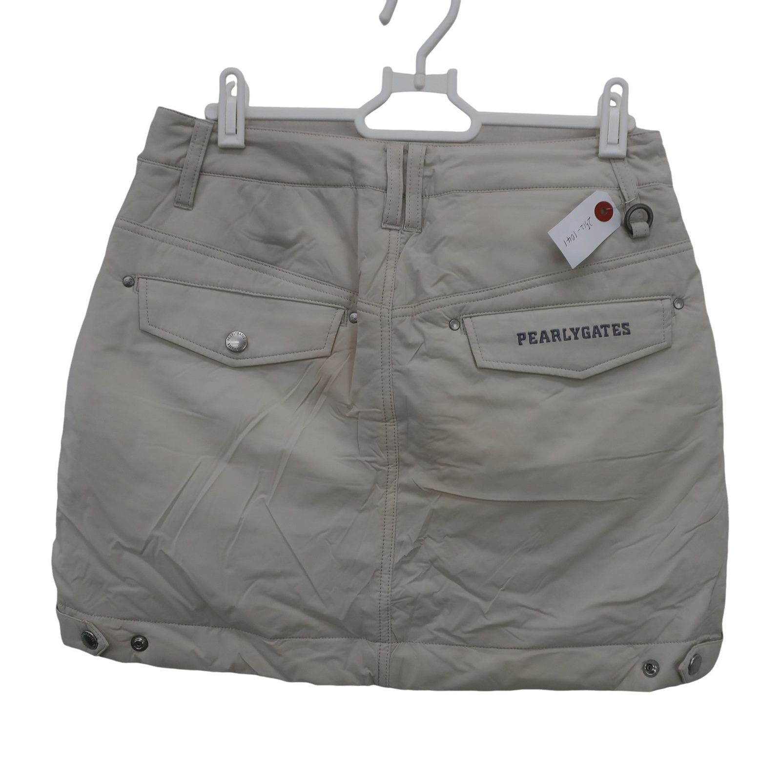 美品】PEARLY GATES(パーリーゲイツ) ナイロンスカート 白 レディース