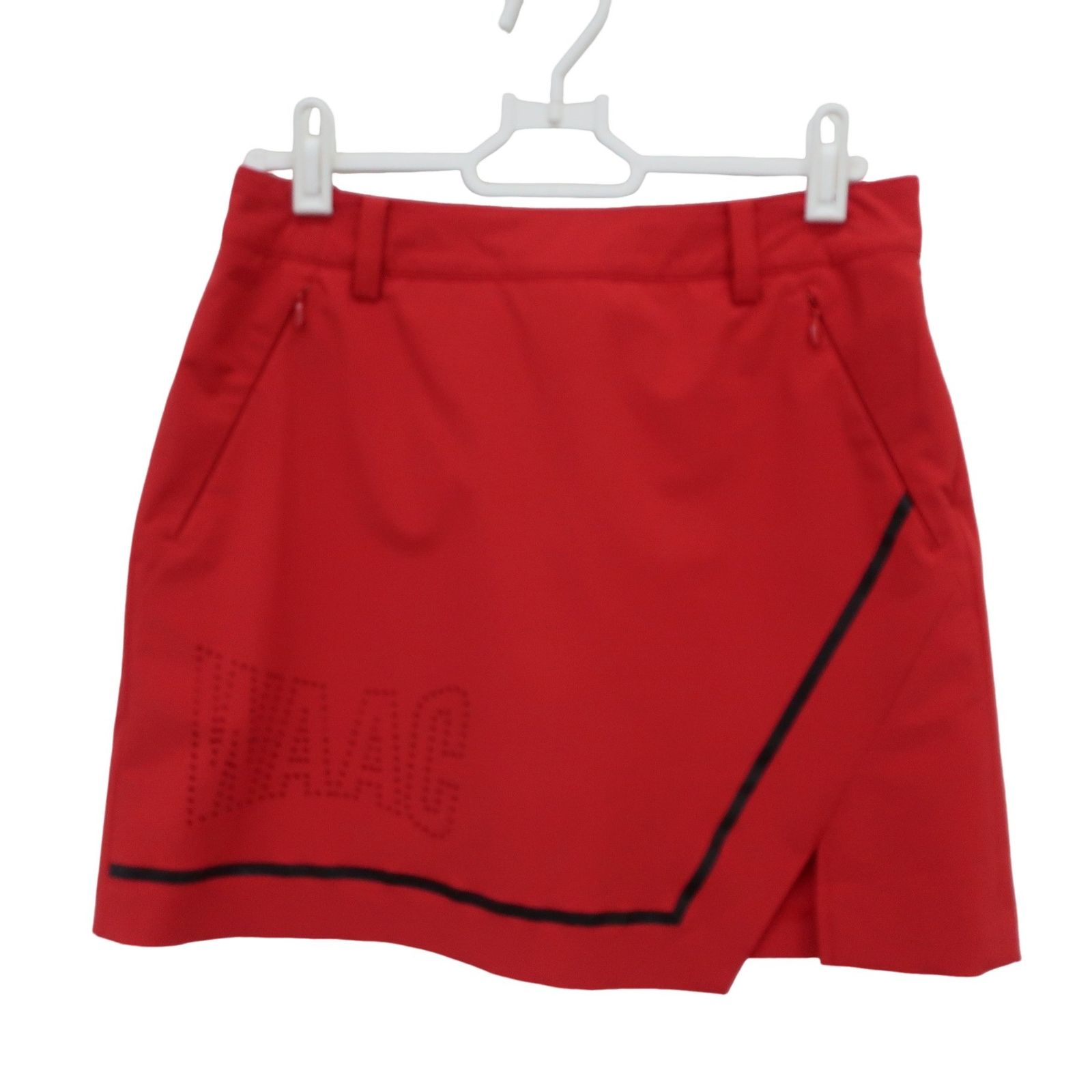 【新品未使用】【超美品】WAAC ゴルフスカート タグ付き 大人気 美品】WAAC(ワック) スカート 赤 レディース 1 WWKCM20301 ゴルフ