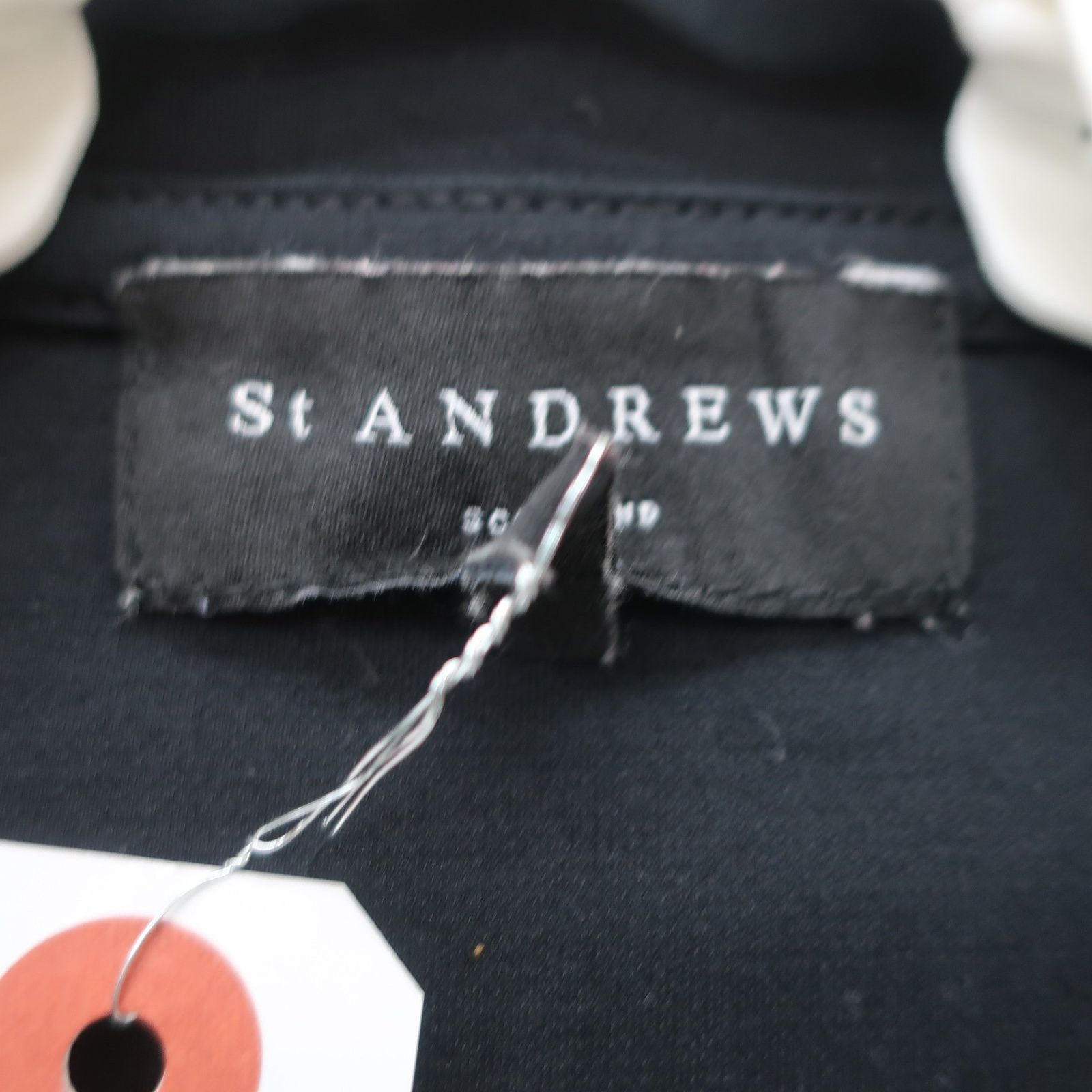 St ANDREWS(セントアンドリュース) フリルポロシャツ 黒 レディース S