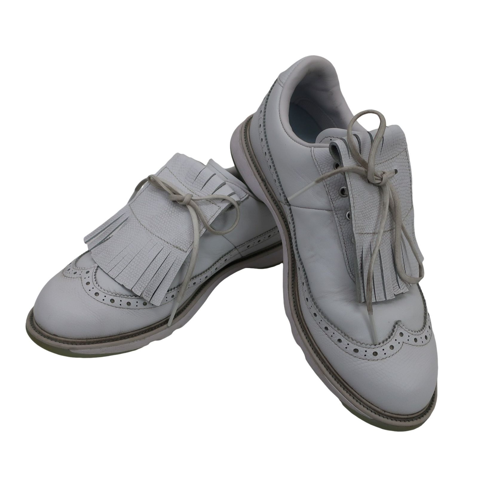 美品】adidas(アディダス) スパイクレスゴルフシューズ 白 レディース