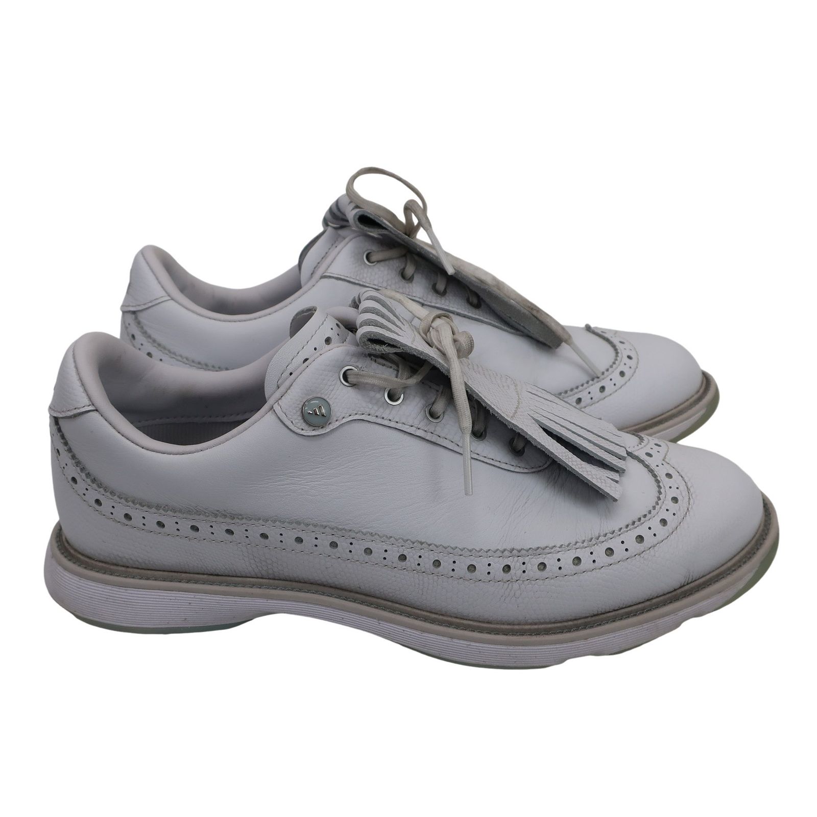 美品】adidas(アディダス) スパイクレスゴルフシューズ 白 レディース