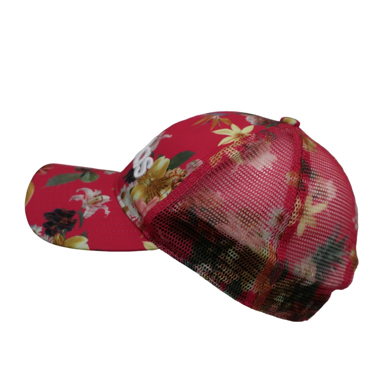 美品】adidas(アディダス) キャップ ピンク花柄 レディース