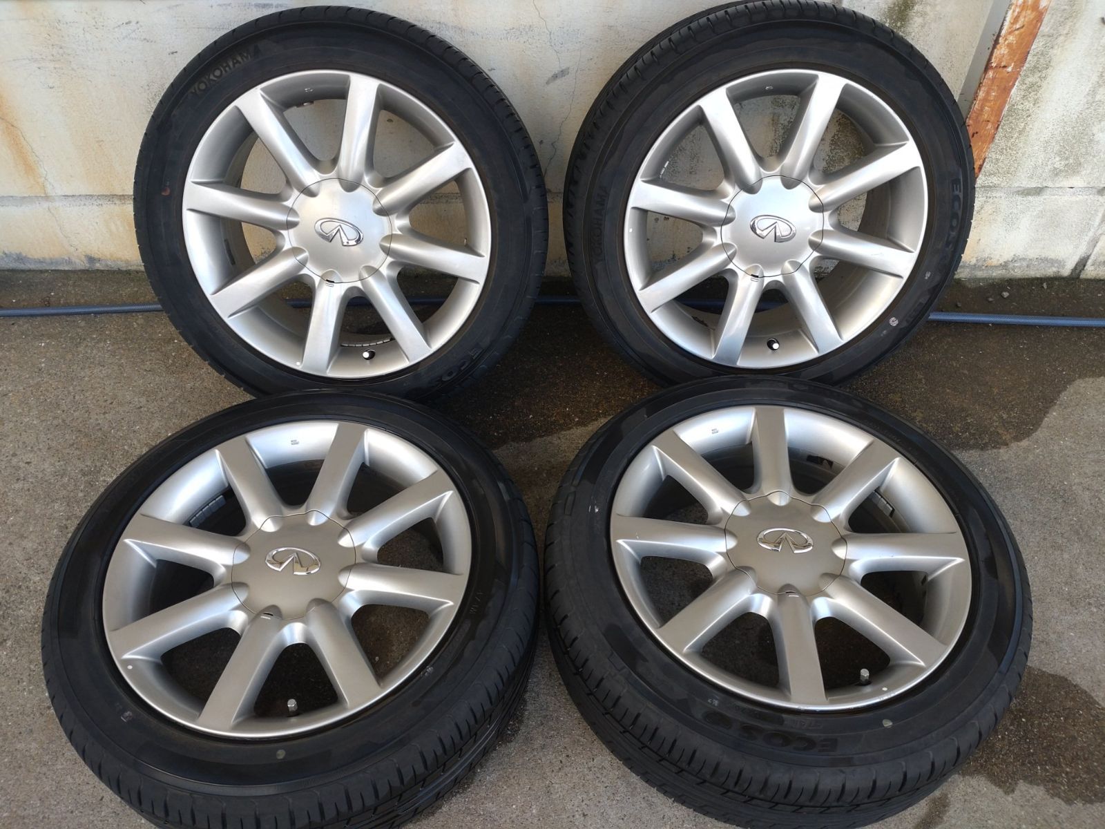 日産 インフィニティ M45？ 純正 ホイール 17インチ 7.5J＋35 PCD114.3 