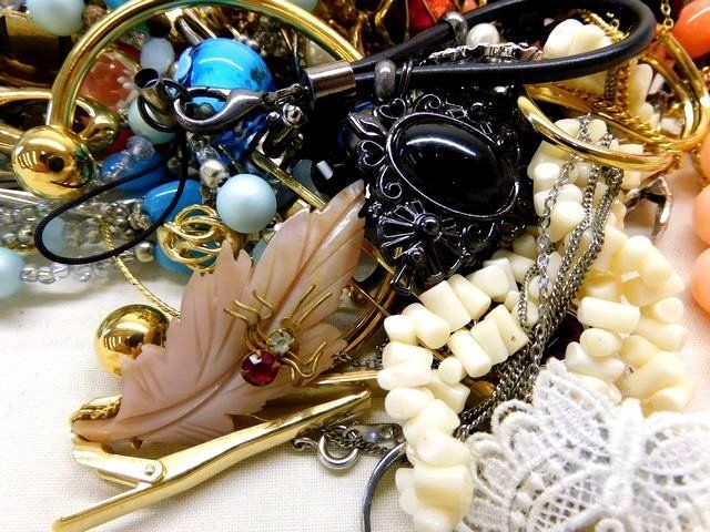 B番 メッキアクセサリー セット 約1060g □ ネックレス リング