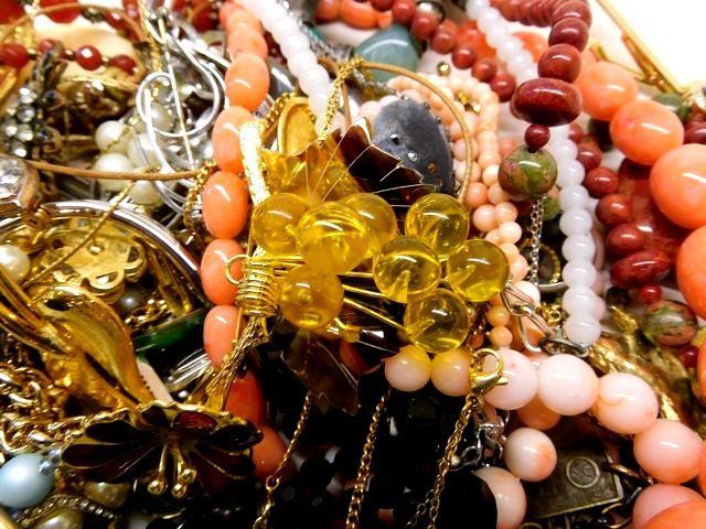 B番 メッキアクセサリー セット 約1060g □ ネックレス リング