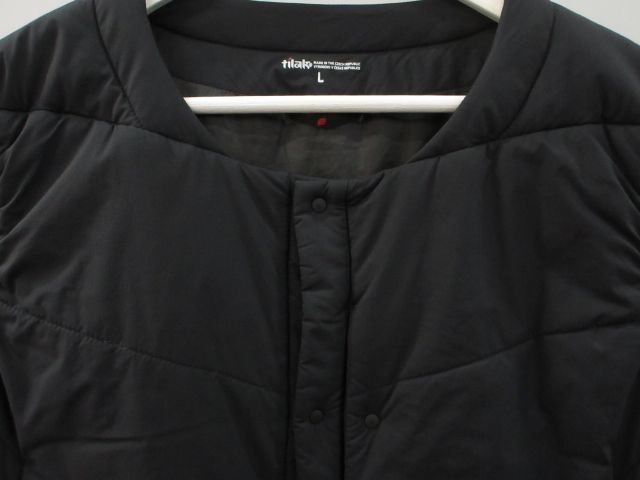 ティラック Tilak ピグミーベスト L ブラック 黒 PYGMY VEST 中綿