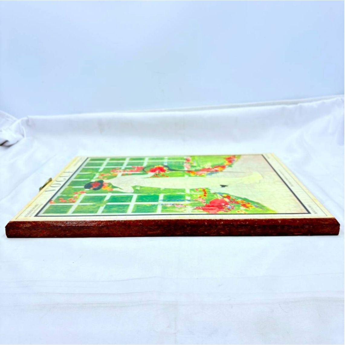 VOGUE 1913年5月15日号デザイン ウォールデコ 木製パネル 現状品