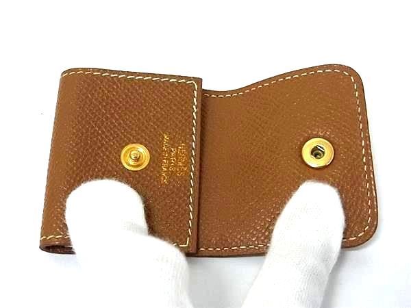 HERMES エルメス ポストイットケース 付箋ケース アラジフ ブラウン