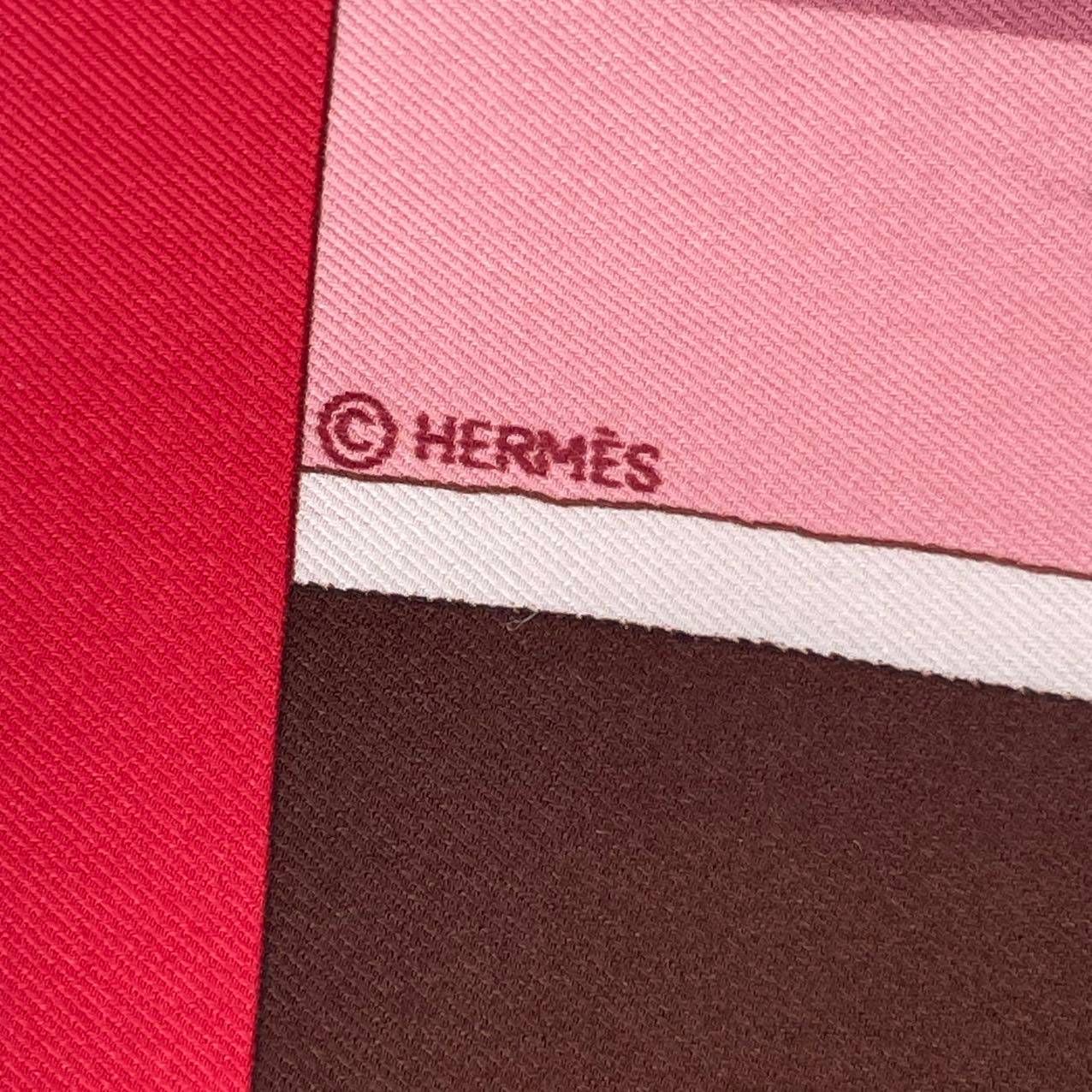 極美品 HERMES エルメス スカーフ シルク100% SWINGING SAINT-GERMAIN