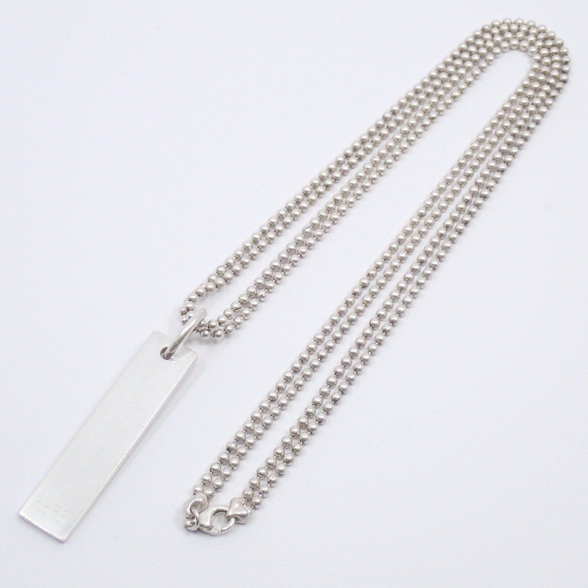 GUCCI グッチ２重ボールチェーン ネックレス 約51cm GUCCI グッチ2重ボールチェーン ネックレス 約51cm GUCCI グッチ