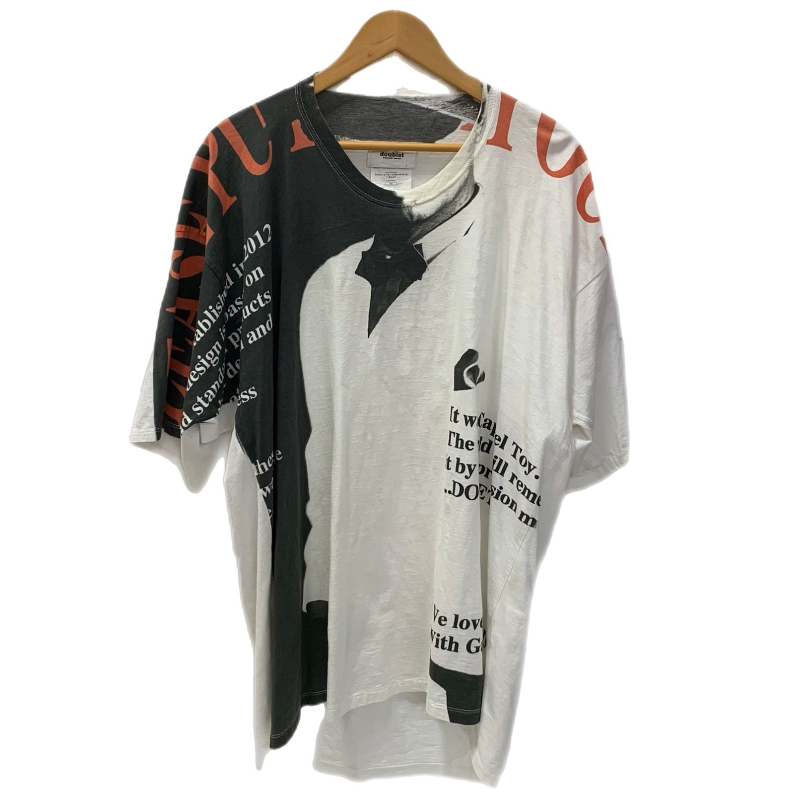 ダブレット doublet CAPSULETOY COMPRESSED T-SHIRT 20SS34CS144 T
