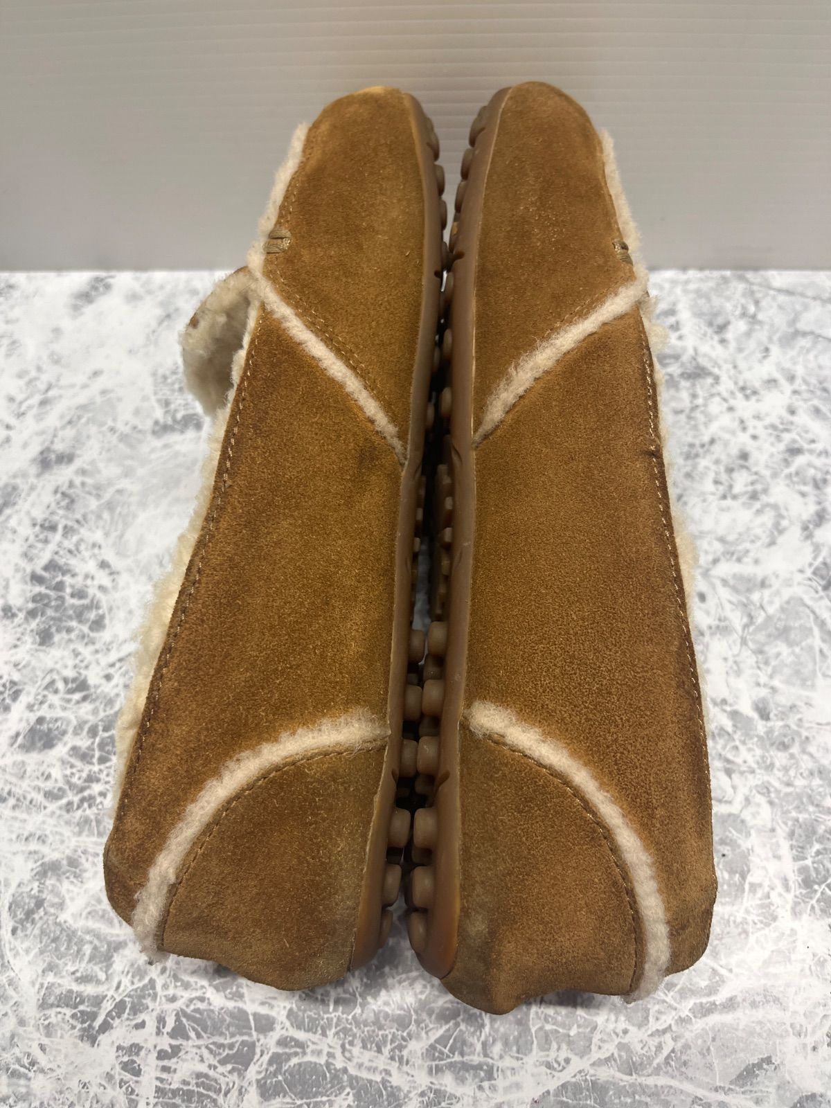 送料無料！！UGGアグ モカシン レディース 24cm キャメル #80119MO520