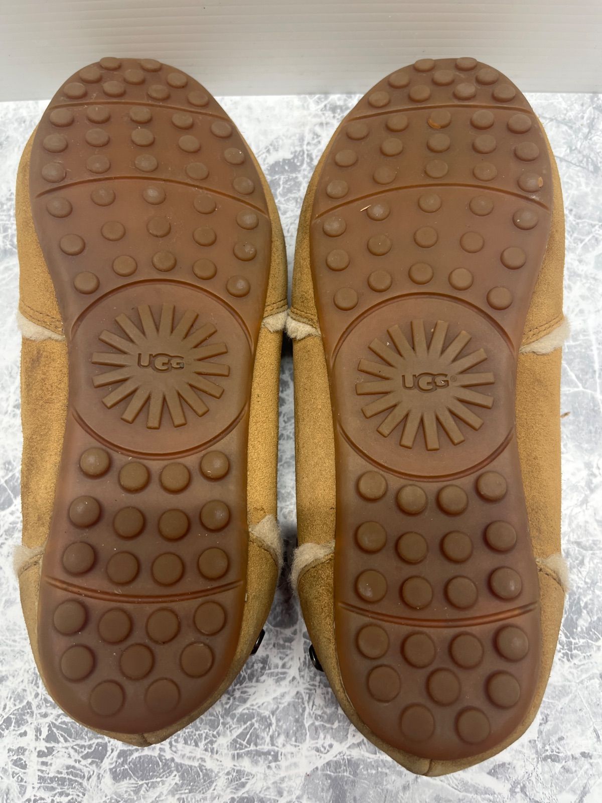 送料無料！！UGGアグ モカシン レディース 24cm キャメル #80119MO520