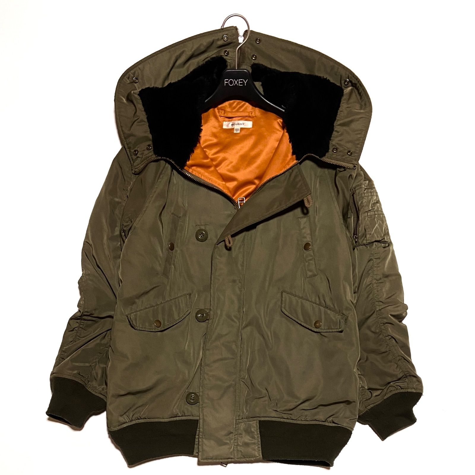 MOUSSY マウジー フライドジャケット LONG N-2B ミリタリージャケット