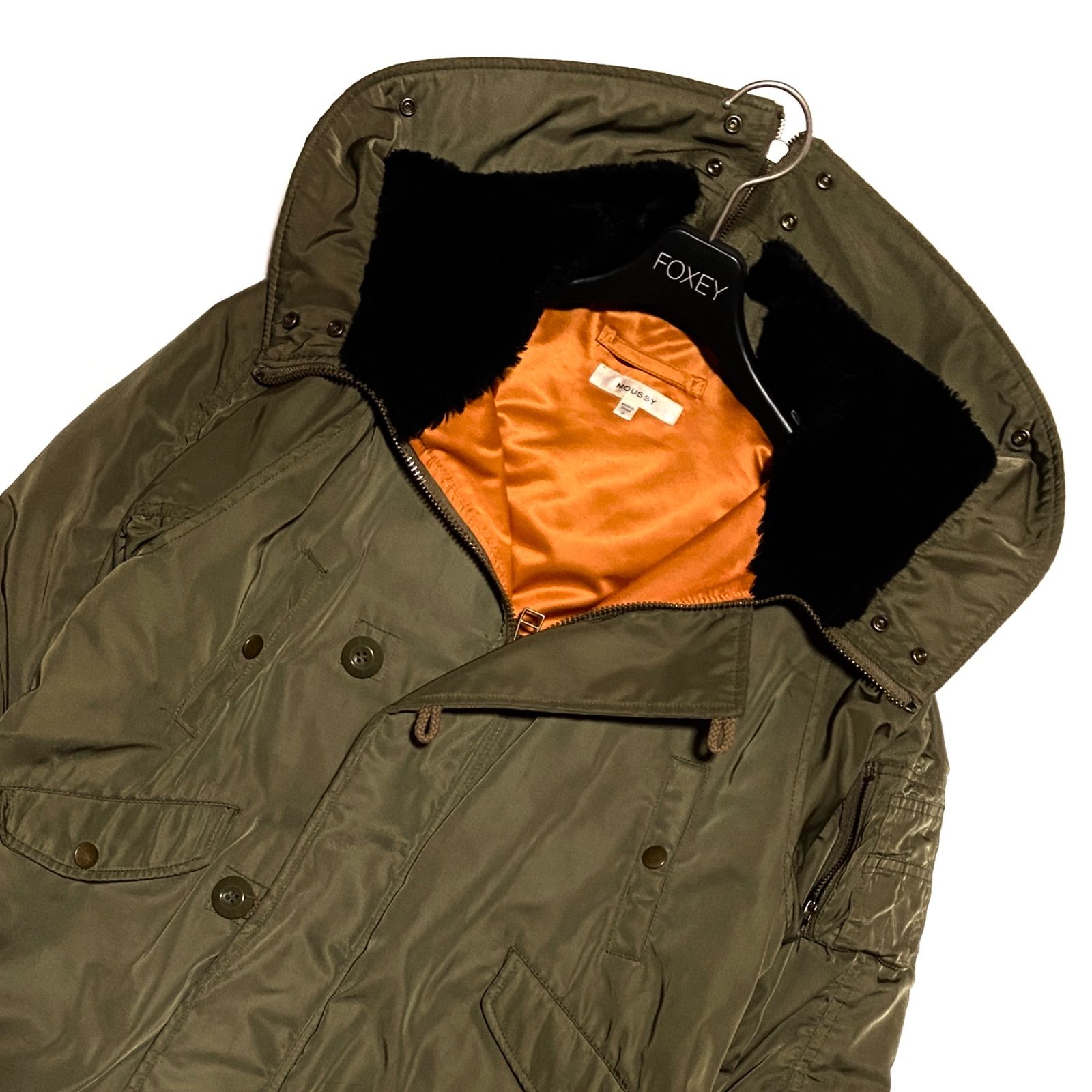 MOUSSY マウジー フライドジャケット LONG N-2B ミリタリージャケット