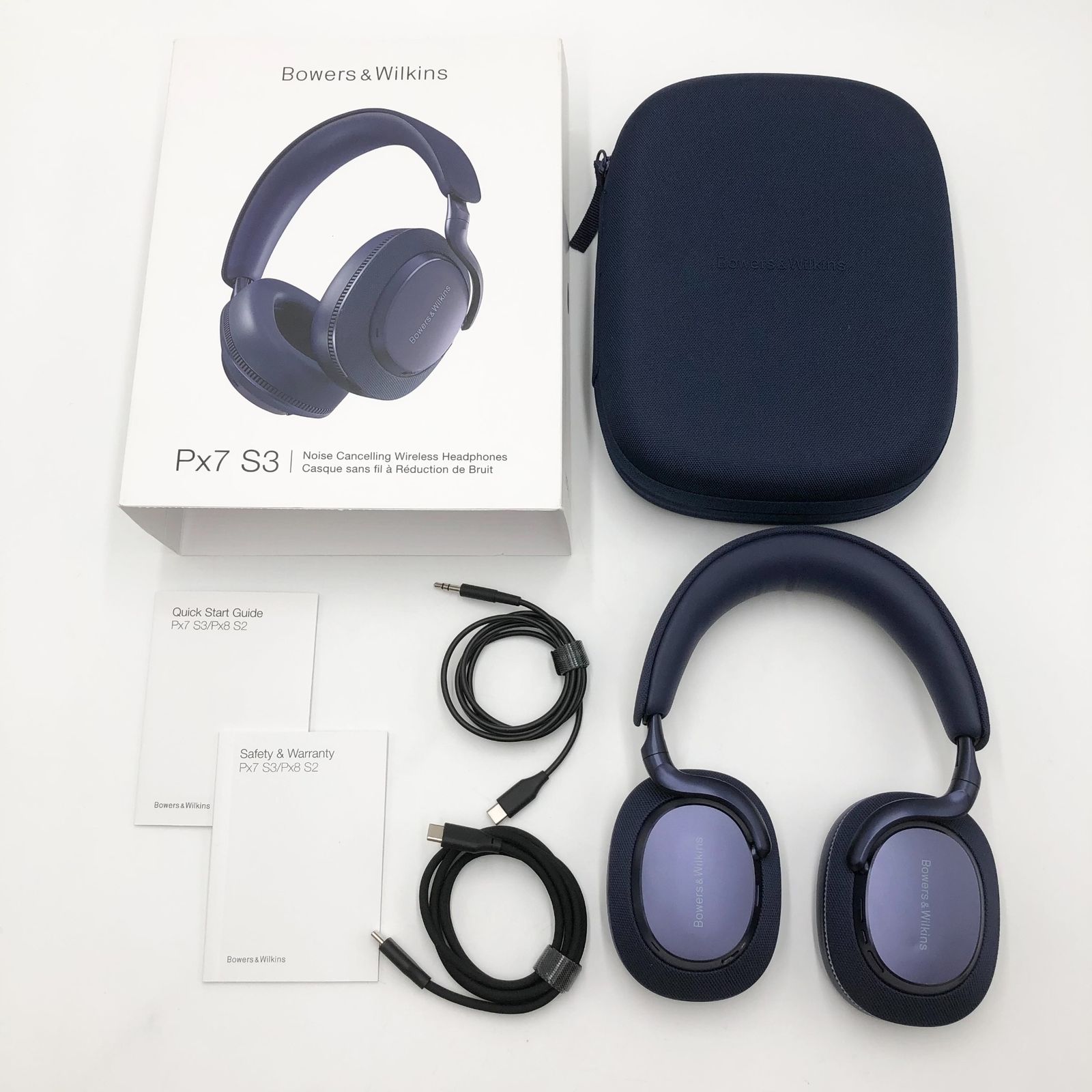 Bowers & Wilkins PX7 S3 インディゴブルー 保証書有り Bowers