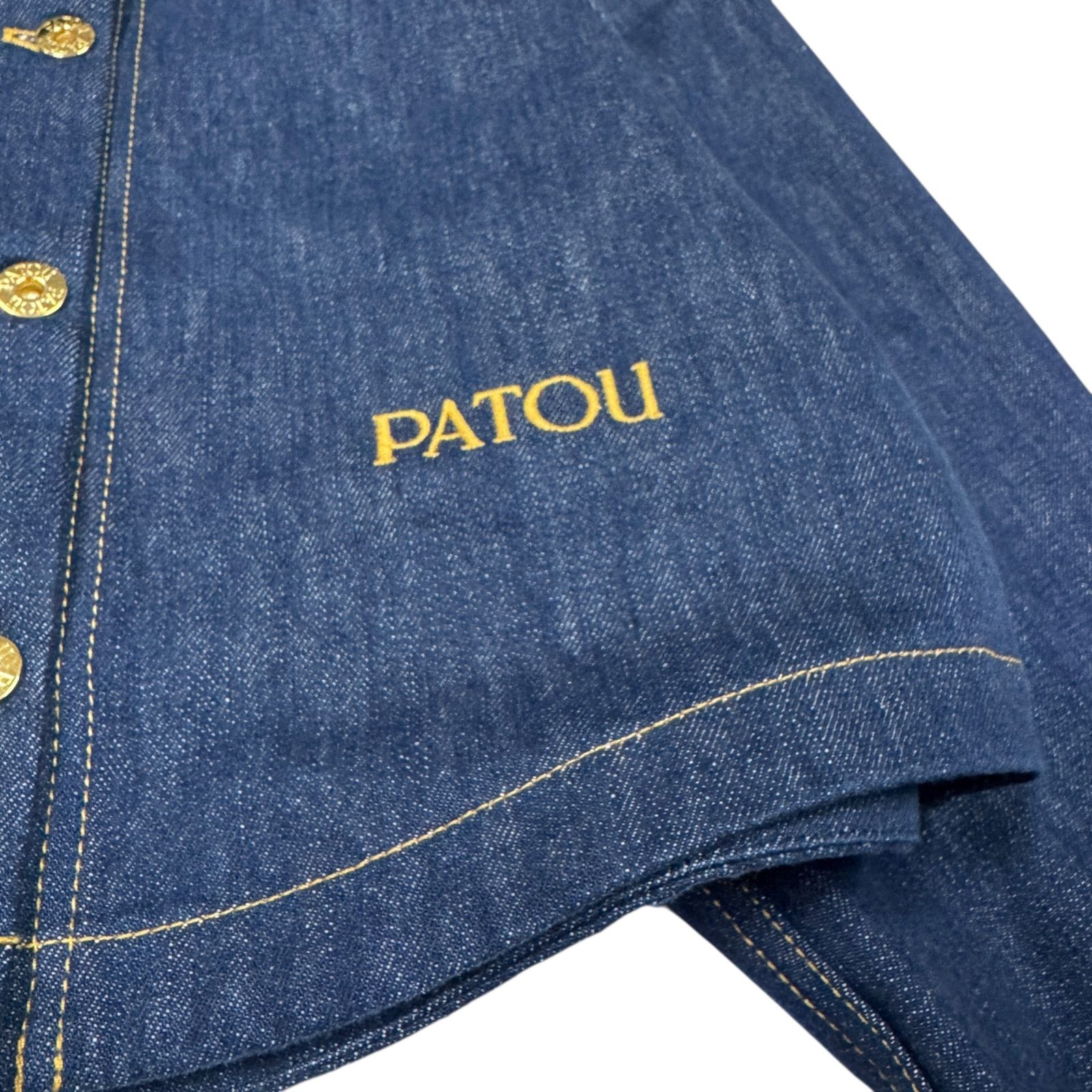 極美品 PATOU パトゥ オーガニックコットン デニムジャケット 