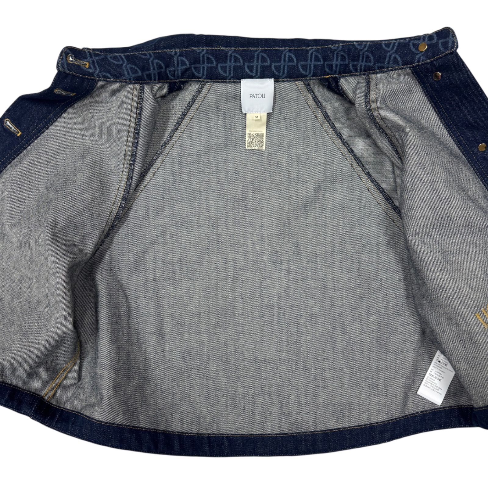 極美品 PATOU パトゥ オーガニックコットン デニムジャケット