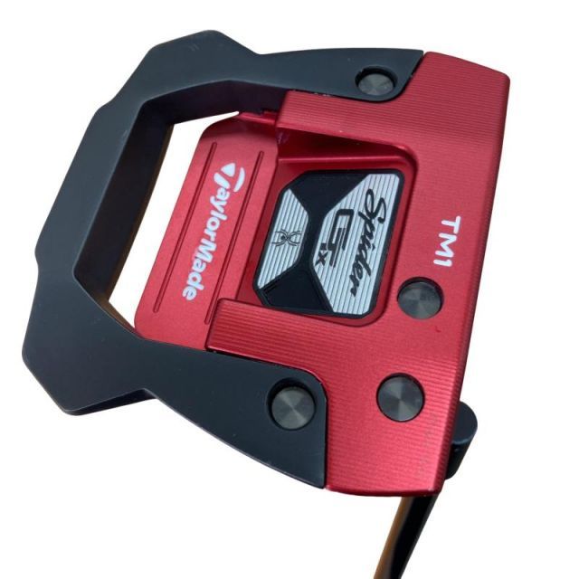 【】 テーラーメイド Spider GTx TRUSS RED TM1 33インチ パター PT スチール (フレックスその他) メンズ 男性用 右利き 右用 Cランク ゴルフクラブ