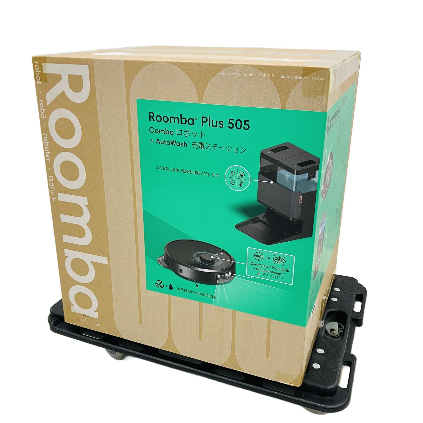 iRobot ルンバ Plus 505 Combo ロボット掃除機 + AutoWash 充電