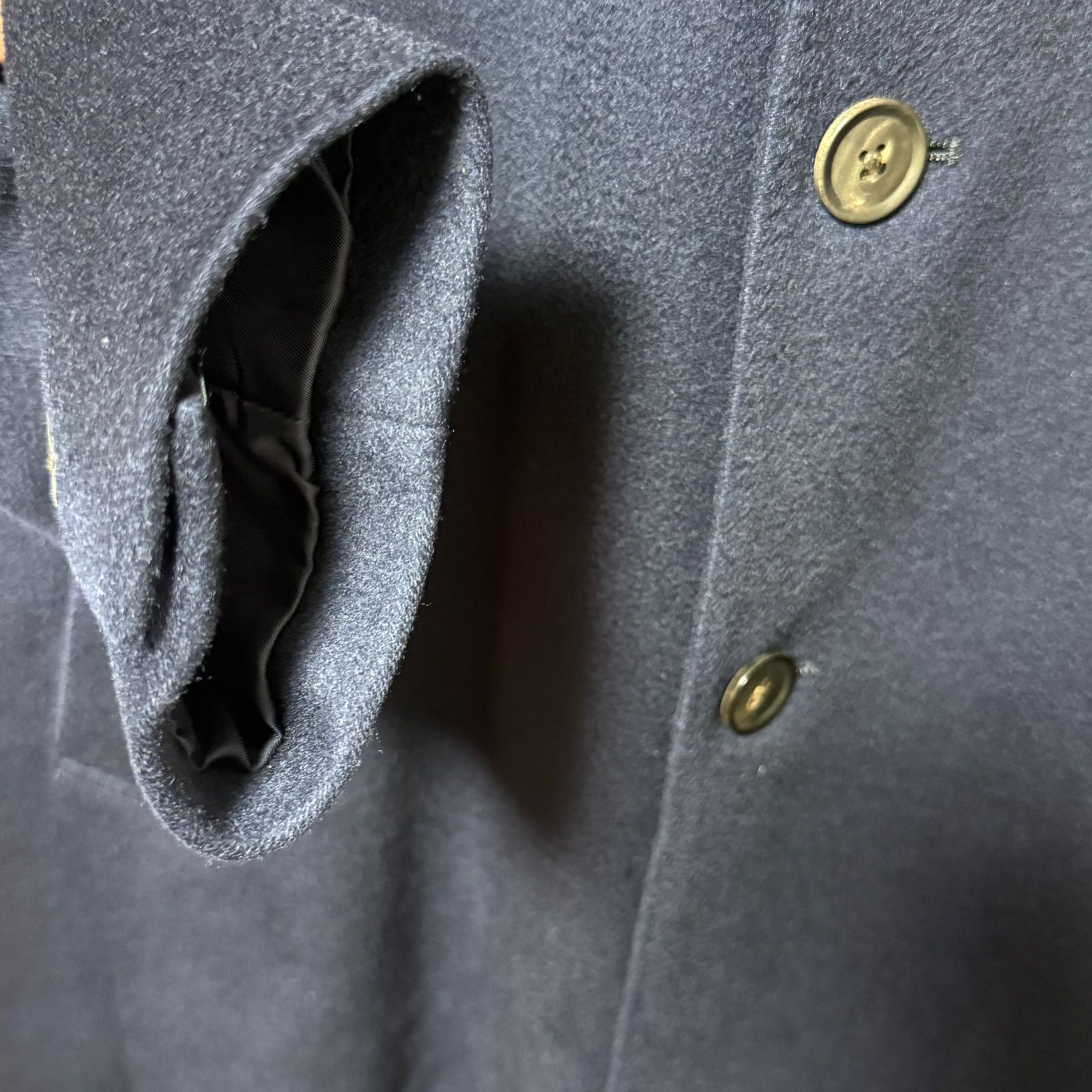 UNIVERSAL LANGUAGE コロンボ カシミヤ100 チェスターコート ユニバーサルランゲージ コロンボ カシミア100 %チェスターコート