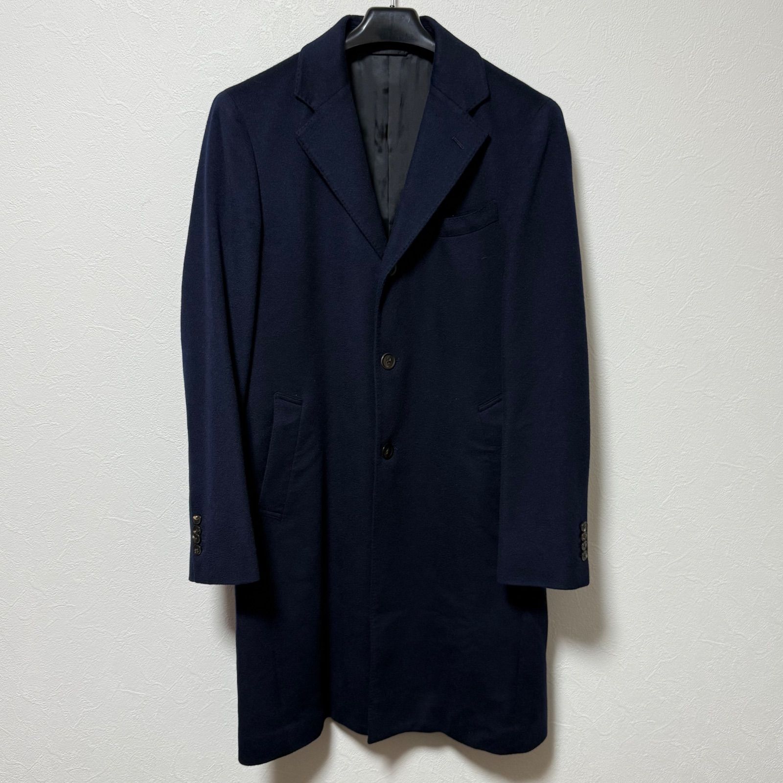 UNIVERSAL LANGUAGE コロンボ カシミヤ100 チェスターコート 新品】ユニバーサルランゲージ コロンボ ダブルチェスターコート