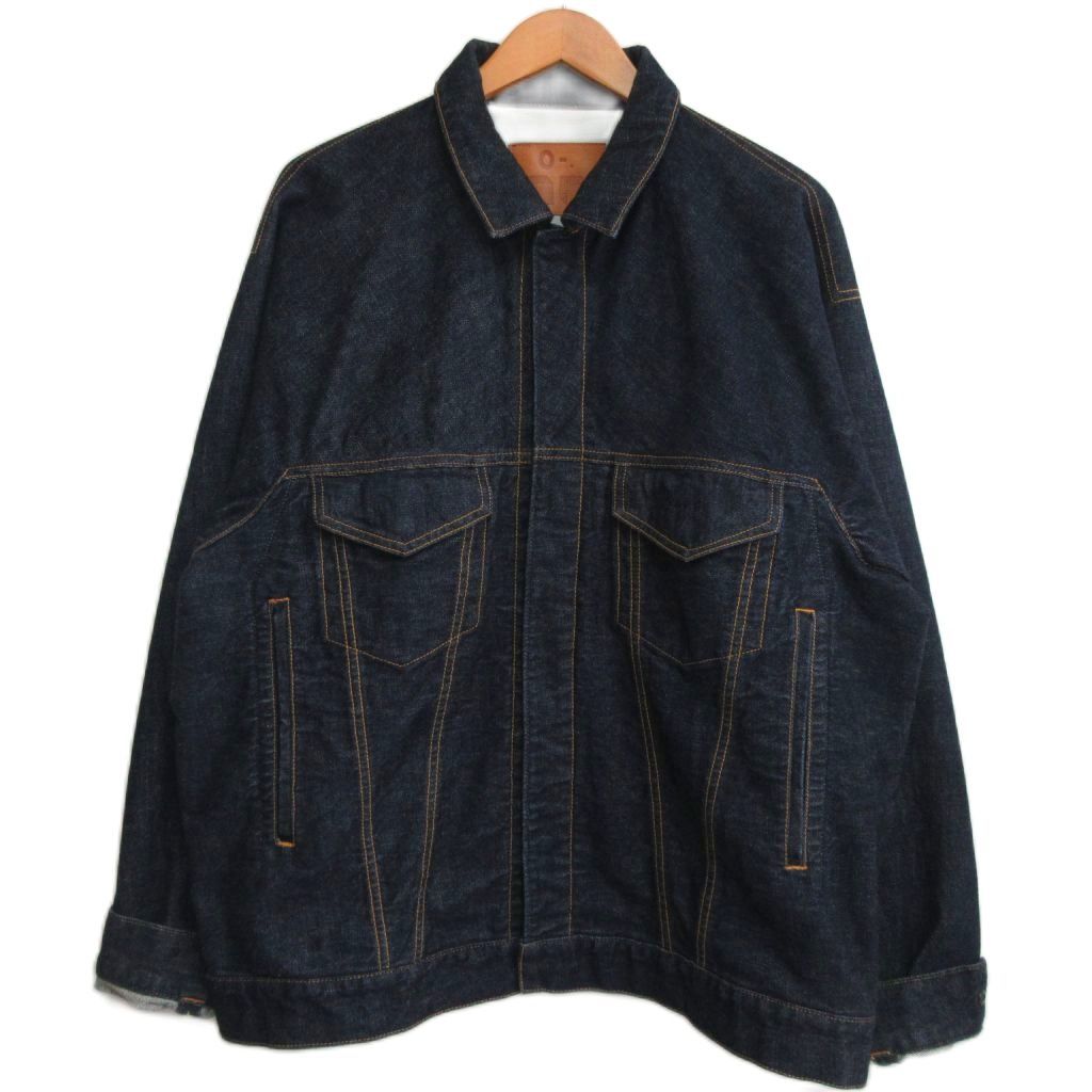 【売り切り希望】o-レイチョウルイラボ デニムジャケット　XXLOS M オーレイチョウルイラボ 0-CHO-RUI.LAB 美品 SIX POCKETS DENIM