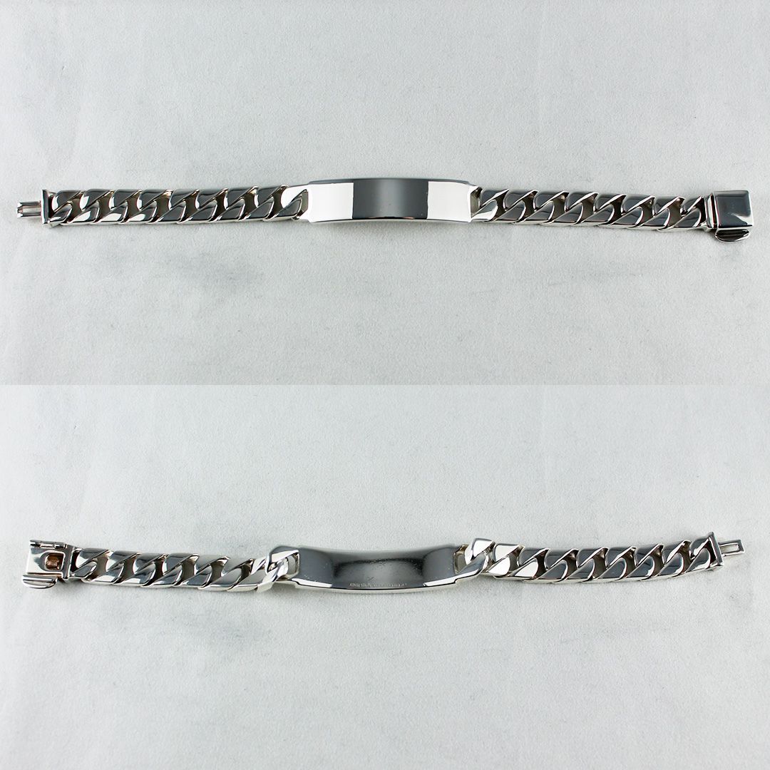 sa144 美品 TIFFANY ID Bracelet オールドティファニー ブレスレット