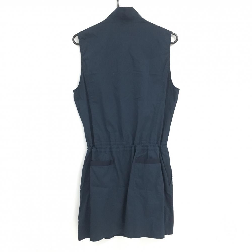 Munsingwear ネイビー ノースリーブ ダウンワンピース Munsingwear ネイビー ノースリーブ ダウンワンピース マンシング