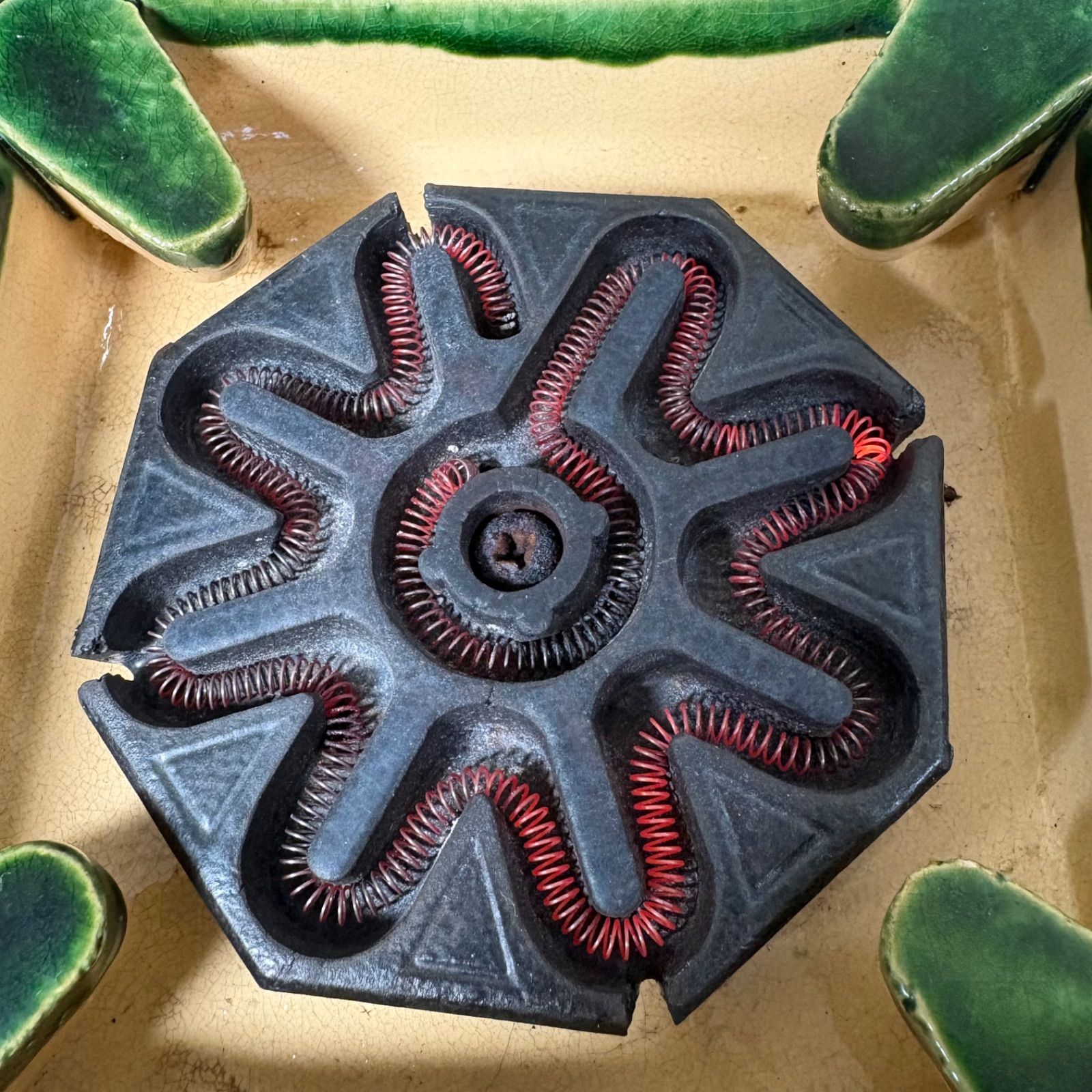 レトロ 希少野々田商店 卓上コンロ 江戸火鉢電 熱器電気コンロ - メルカリ