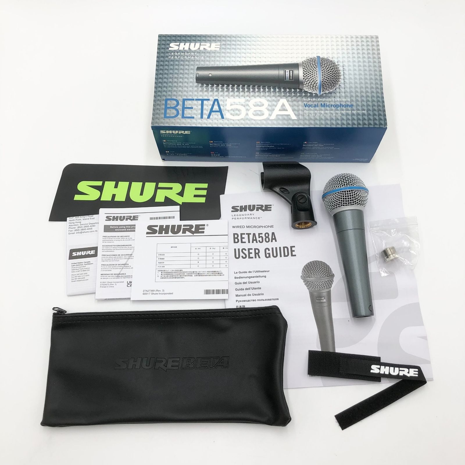 SHURE シュア BETA 58A-J ダイナミック ボーカル マイク : スーパー