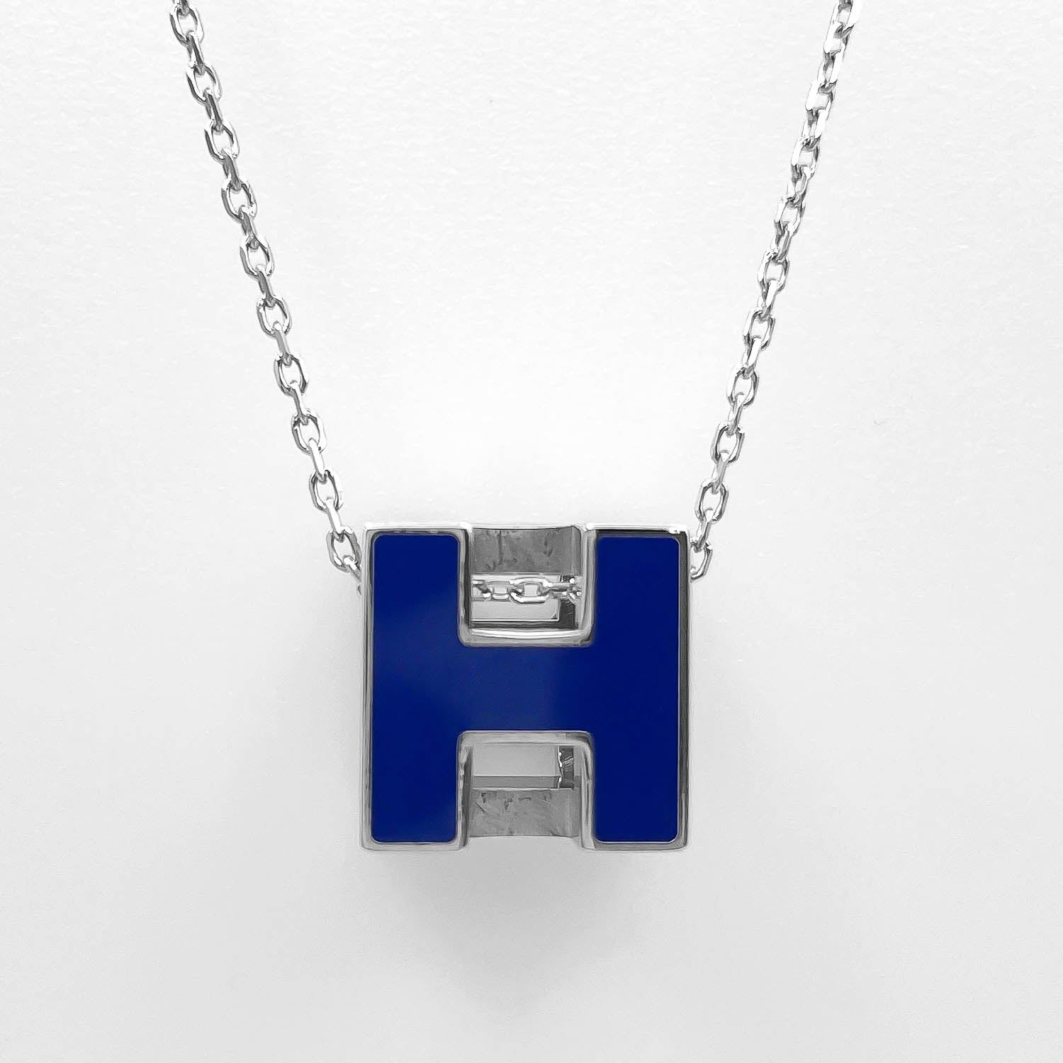 HERMES カージュドアッシュ ネックレス ブルー 【公式通販】