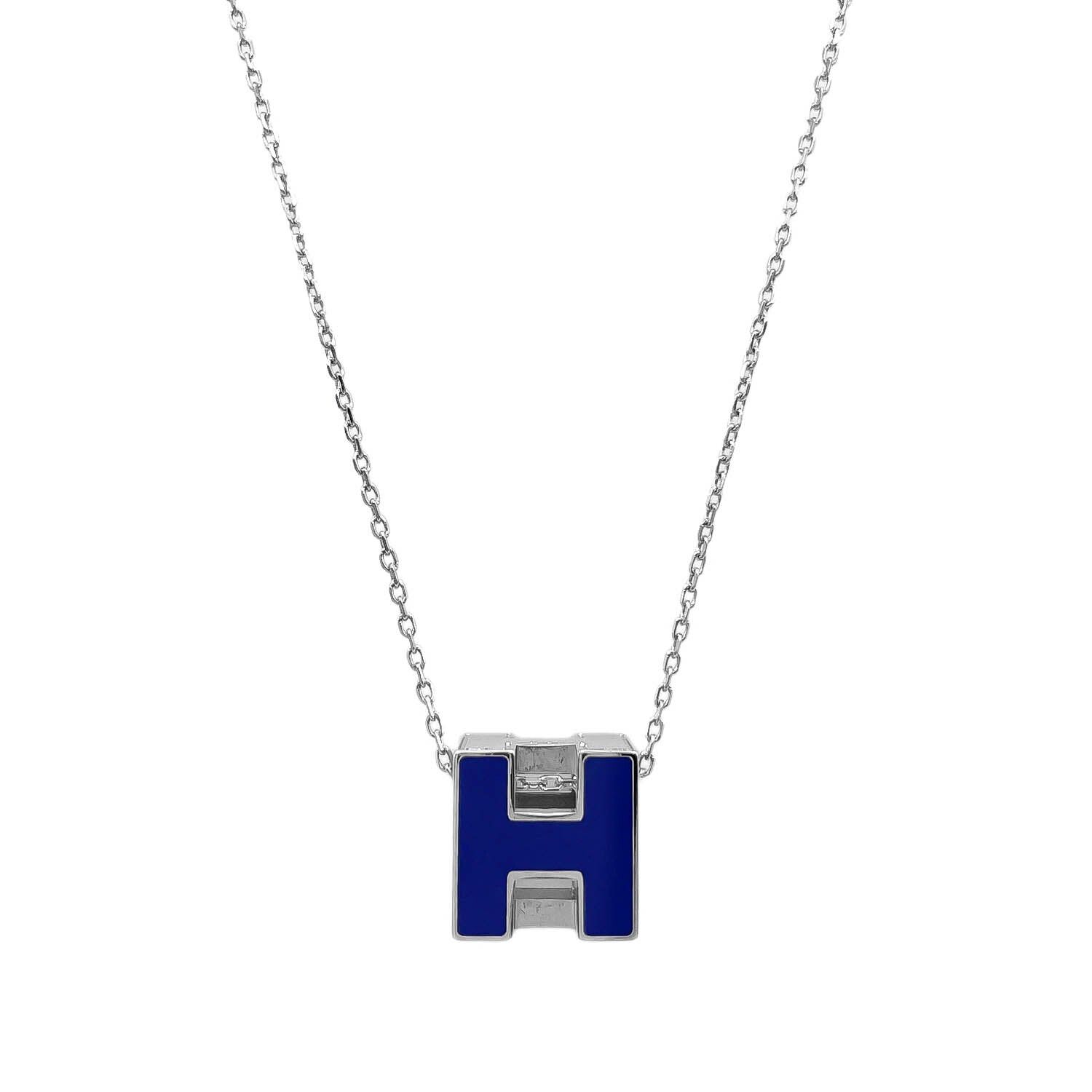 HERMES カージュドアッシュ ネックレス ブルー HERMES カージュドアッシュ ネックレス ブルー 【公式通販】