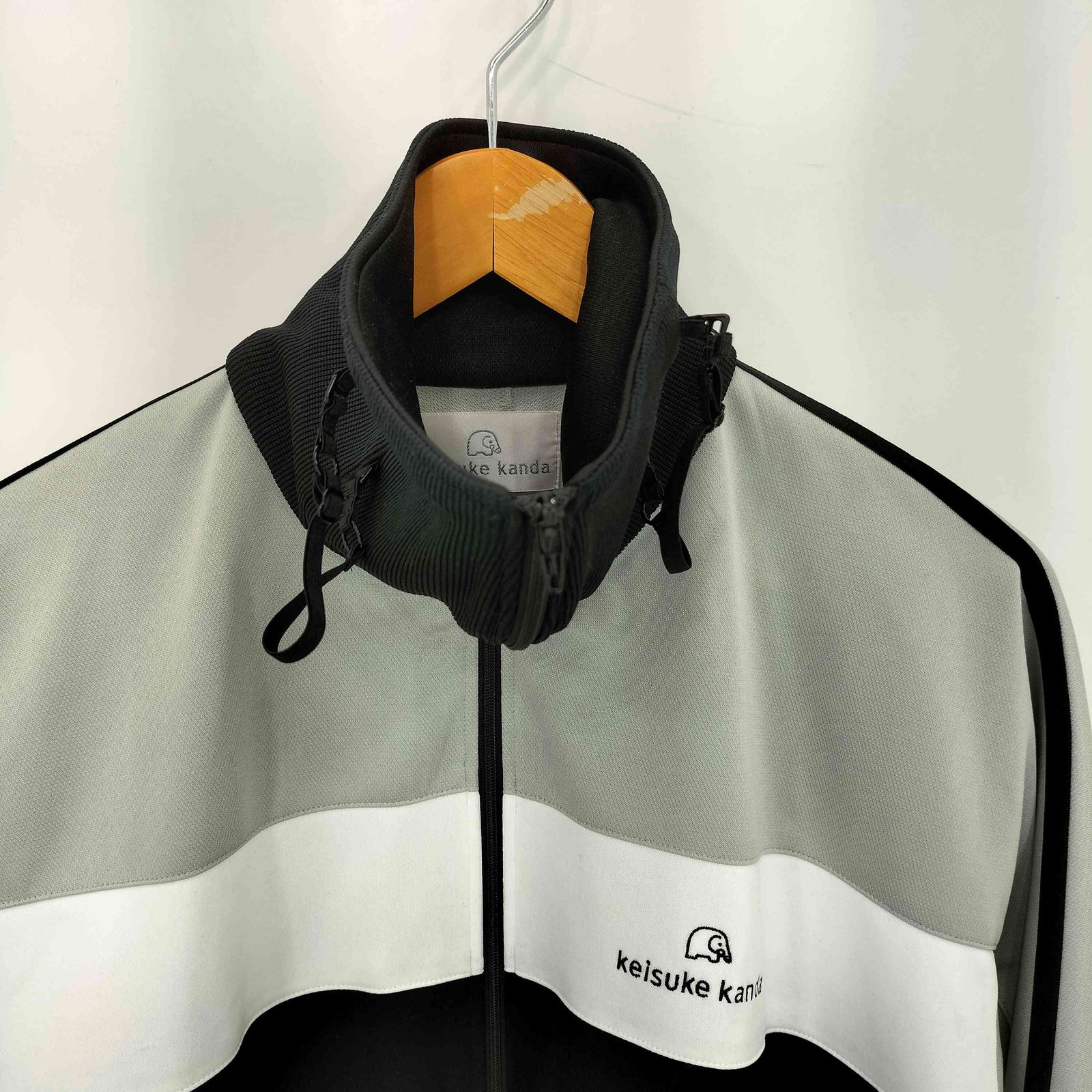 keisuke kanda ケイスケカンダ ジャージミーツマスク 黒 ジャージ ケイスケカンダ keisuke kanda ジャージミーツマスク トラック