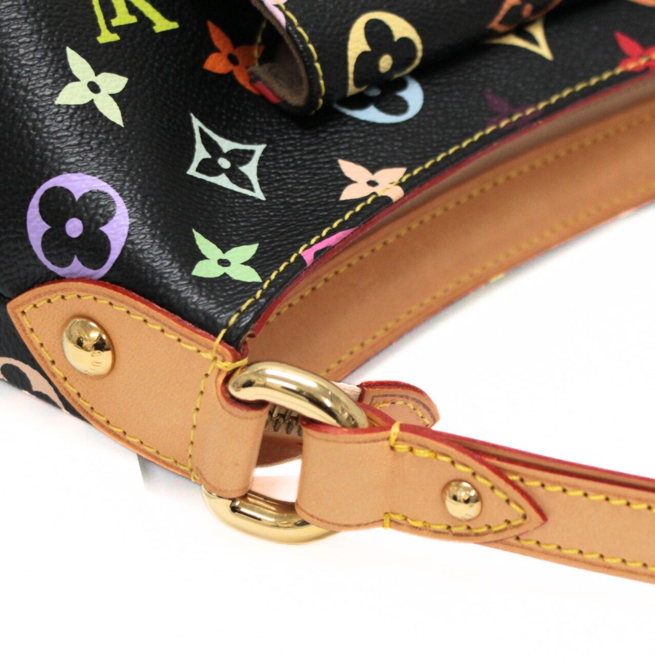 LOUIS VUITTON ブラック マルチカラー ハンドバッグ　エライザ ルイヴィトン LOUIS VUITTON エライザ ワンショルダーバック マルチ