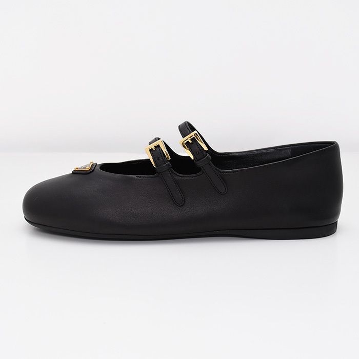 PRADA プラダ フラットシューズ バレエシューズ ナッパレザー