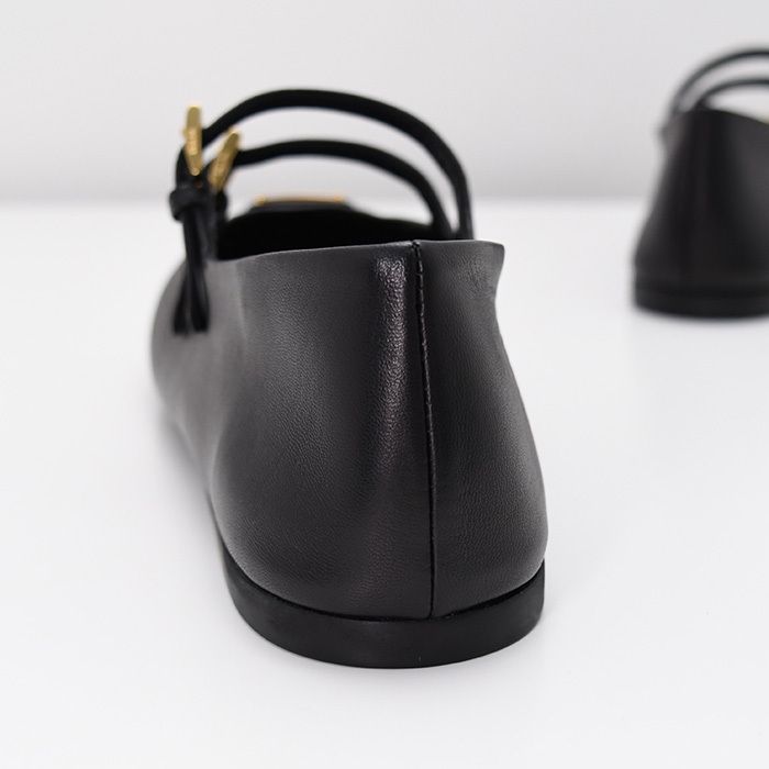 PRADA プラダ フラットシューズ バレエシューズ ナッパレザー