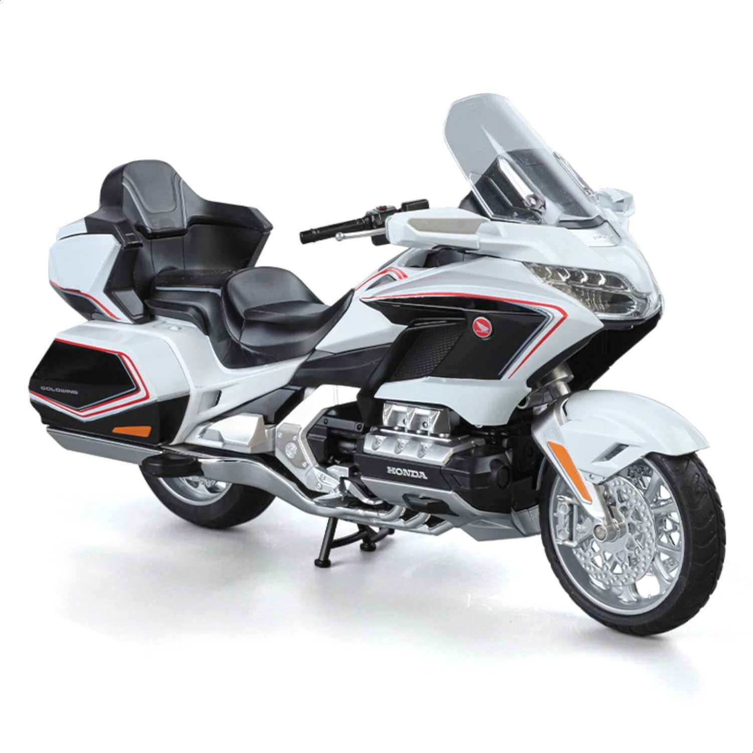 1/11 ホンダ ゴールドウイング 2021 ホワイト ダイキャスト製バイク
