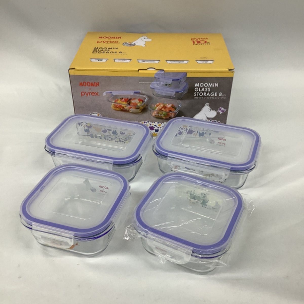 パイレックス ムーミン ガラスストレージ セット - メルカリ