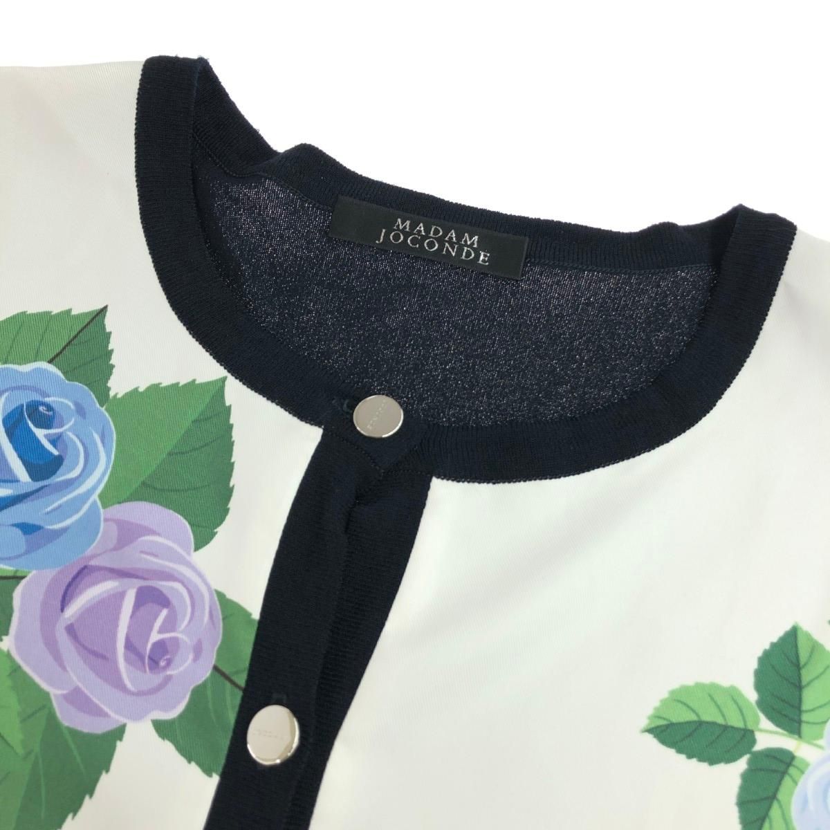 MADAM JOCONDE マダムジョコンダ カーディガン サイズ:40 花柄/長袖